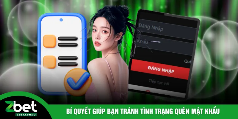 Bí quyết giúp bạn tránh tình trạng quên mật khẩu