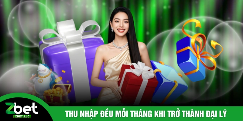 Thu nhập đều mỗi tháng khi trở thành đại lý